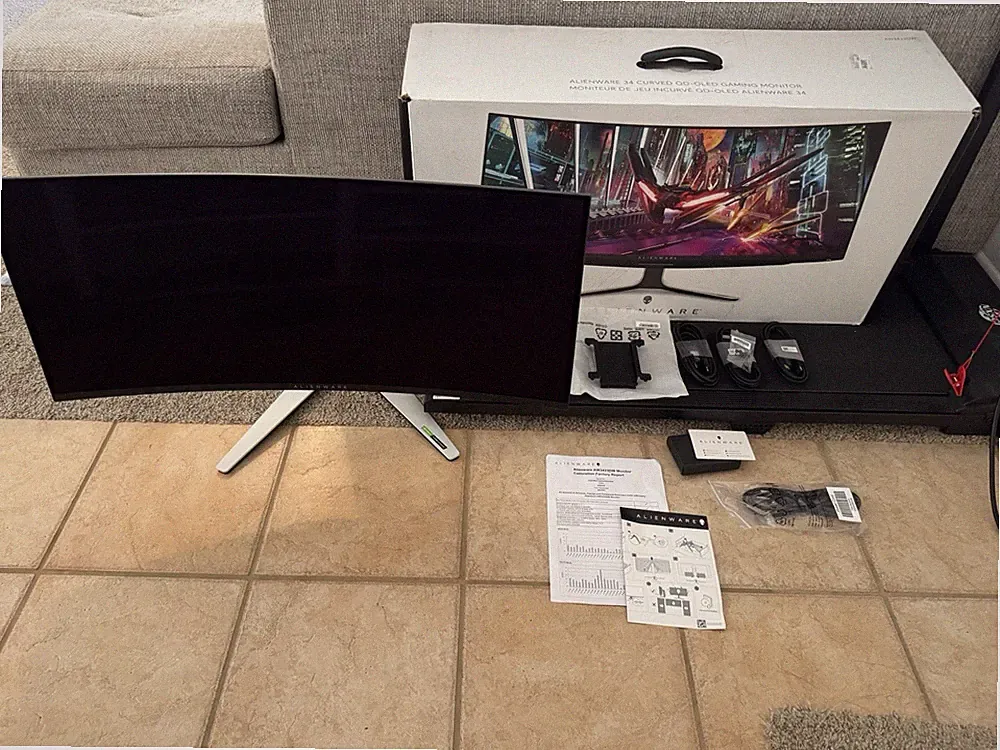 Dell Alienware AW3423DWF 34'' QD-OLED Curved Gaming Monitor 175HZ 3440x1440 21:9