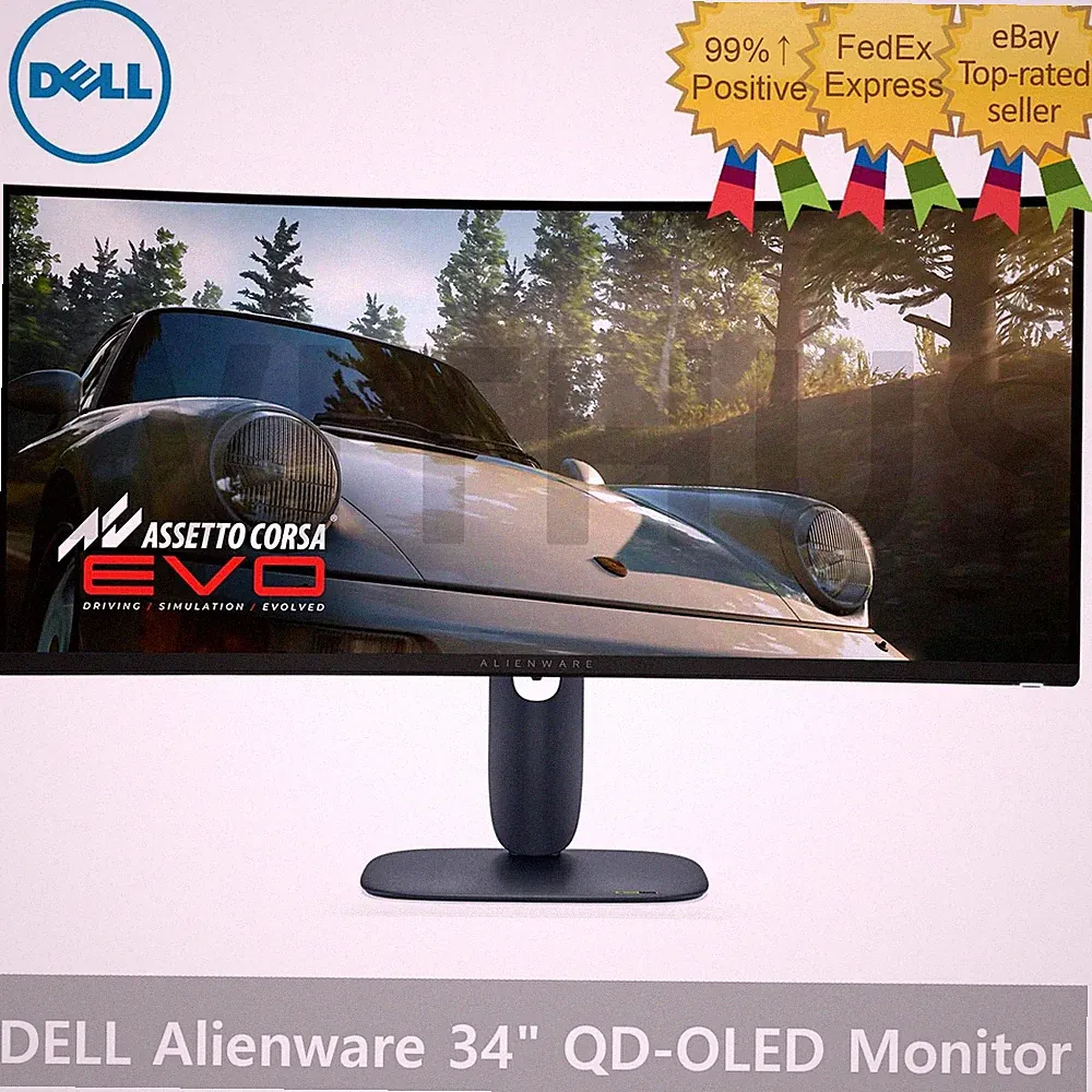 DELL Alienware AW3425DW 34" QD-OLED Curved Gaming Monitor - Tracking