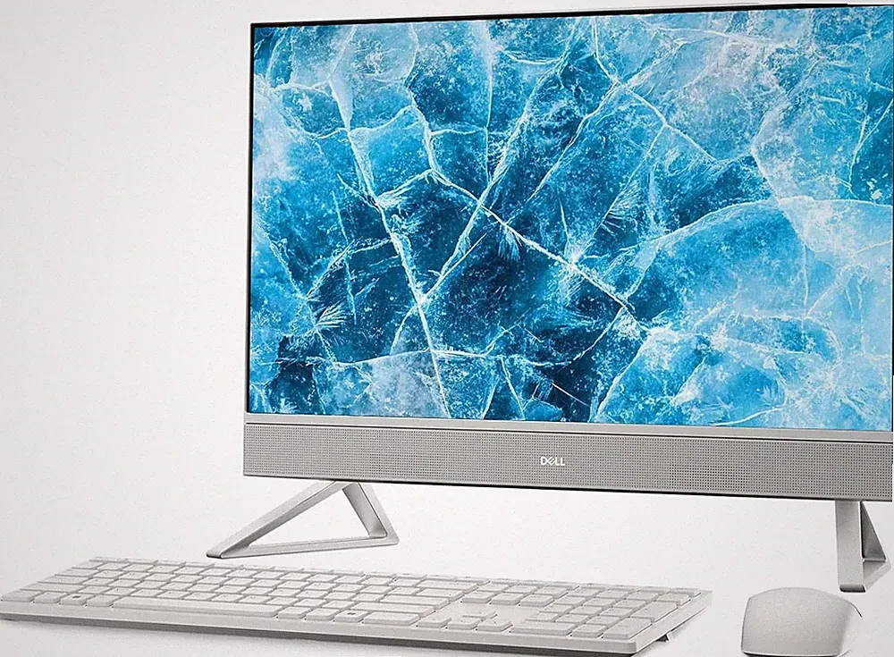 Dell All-in-One 24" Intel Core 7 150U FHD Touch Display 16GB RAM 512GB SSD White