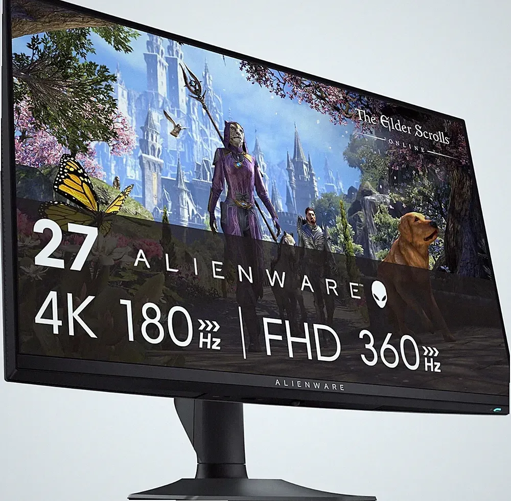 Dell AW2725QF - 27 inch 4K/FHD Dual-Resolution Gaming Monitor