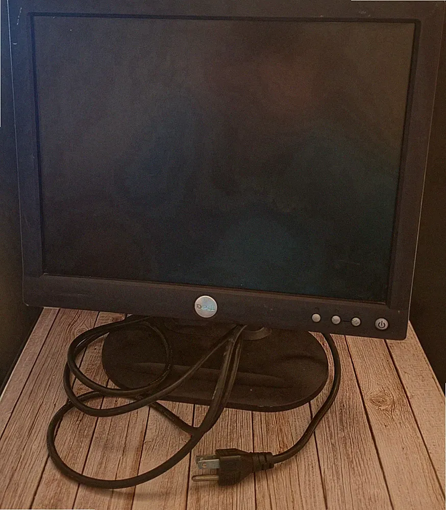 Dell E153FPf 15-inch LCD Monitor VGA 1024x768 Vintage 2004 Retro Gaming Computer