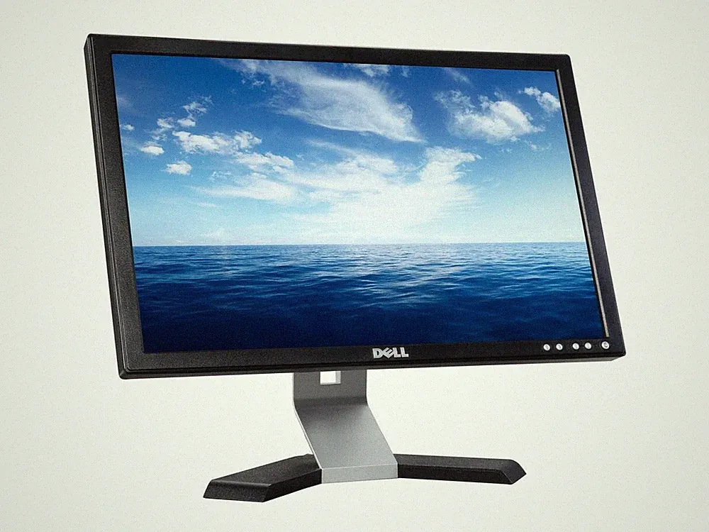 Dell E198WFPv 19" 1440p Widescreen Flat Screen LCD Monitor VGA DVI