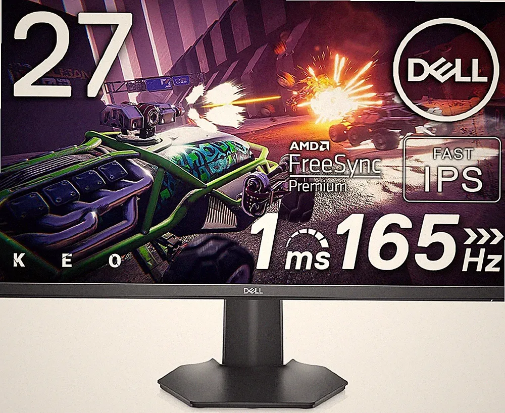 Dell G2722HS IPS 27 Inch 165Hz Gaming Monitor - (FHD) Full HD 1920 x 1080p, LED