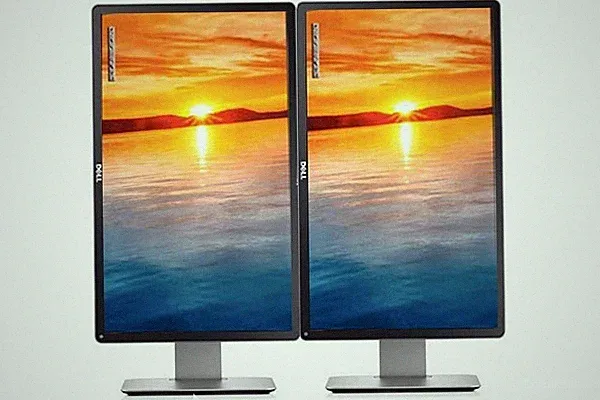 DELL HP LG BRAND DUAL LCD 23" HDMI FLAT MONITOR SCREEN GAMING WITH LCD STAND