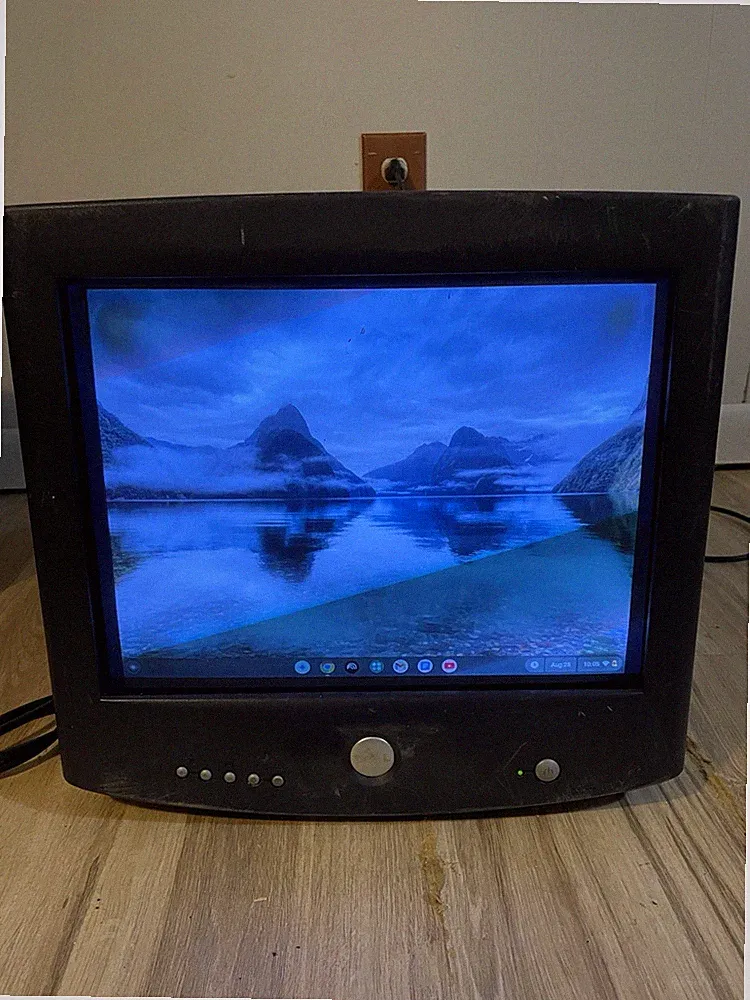 Dell M782P 17" CRT VGA Computer Monitor for Retro Gaming 1600 x 1200