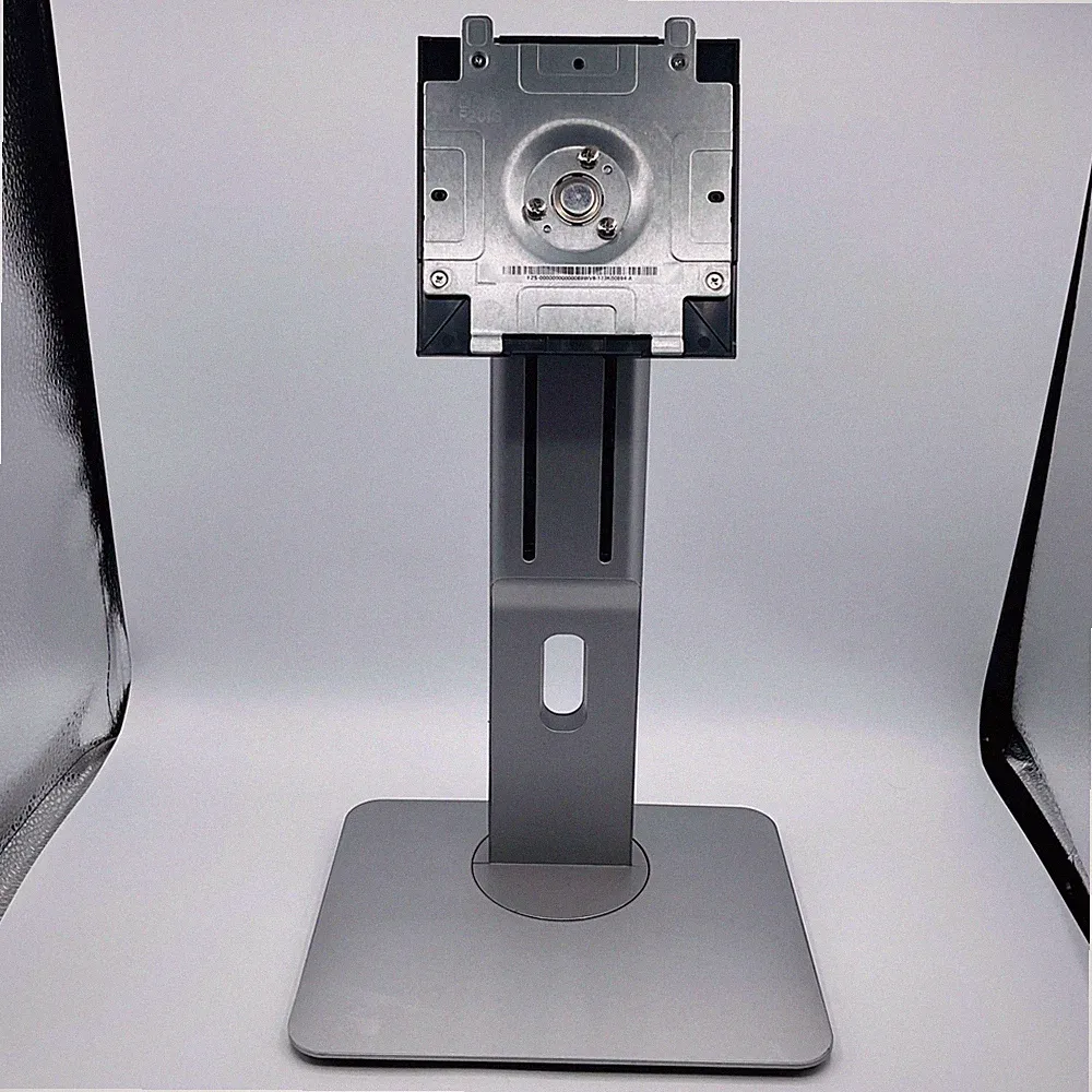 Dell Monitor Stand Only -Model E2414Ht ONLY- Silver Black Desk Top Shelf Adjust