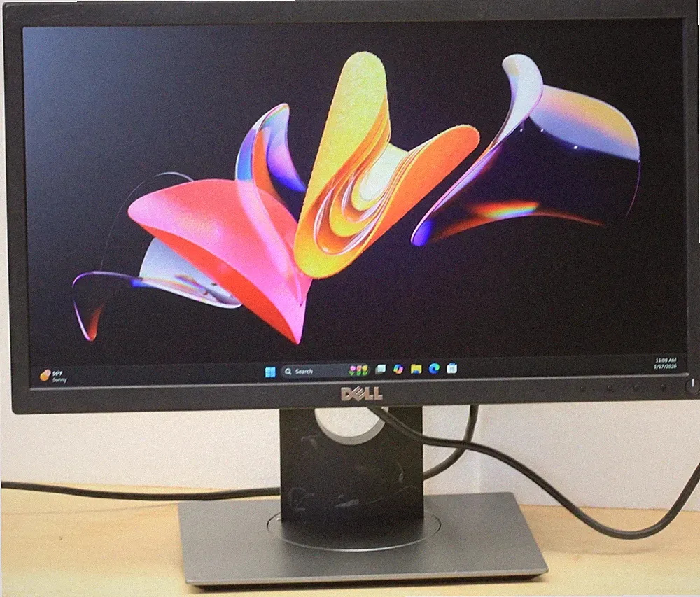 Dell P2018H/ P2017H Black 19.5" Screen 1600x900 Res 60HZ LCD Monitor w/ Stand RS