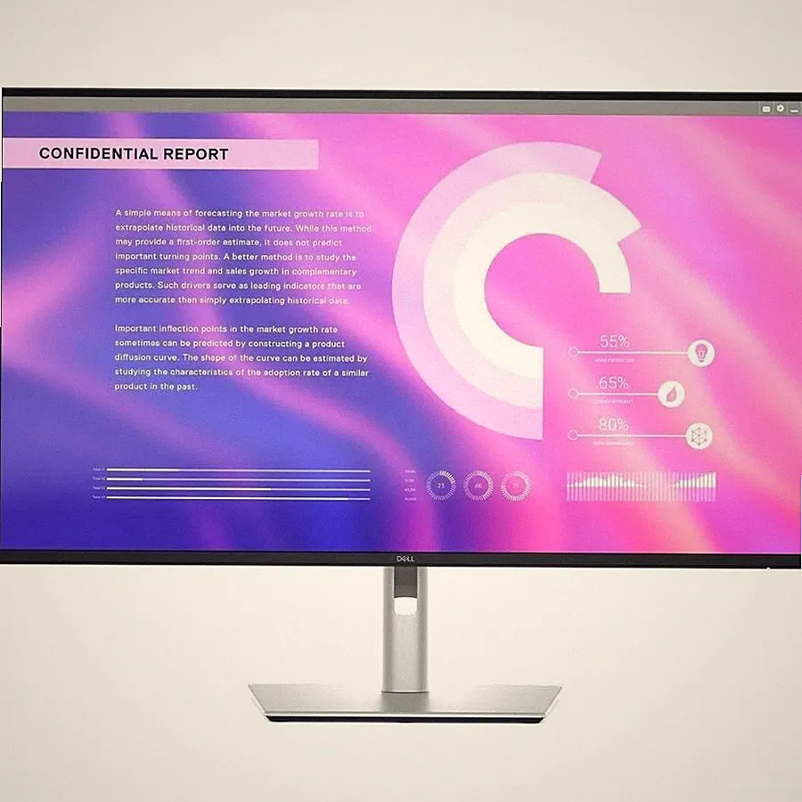 Dell Pro Plus P3225DE 32" Class WQHD LED Monitor - 16:9 - Black, Gray