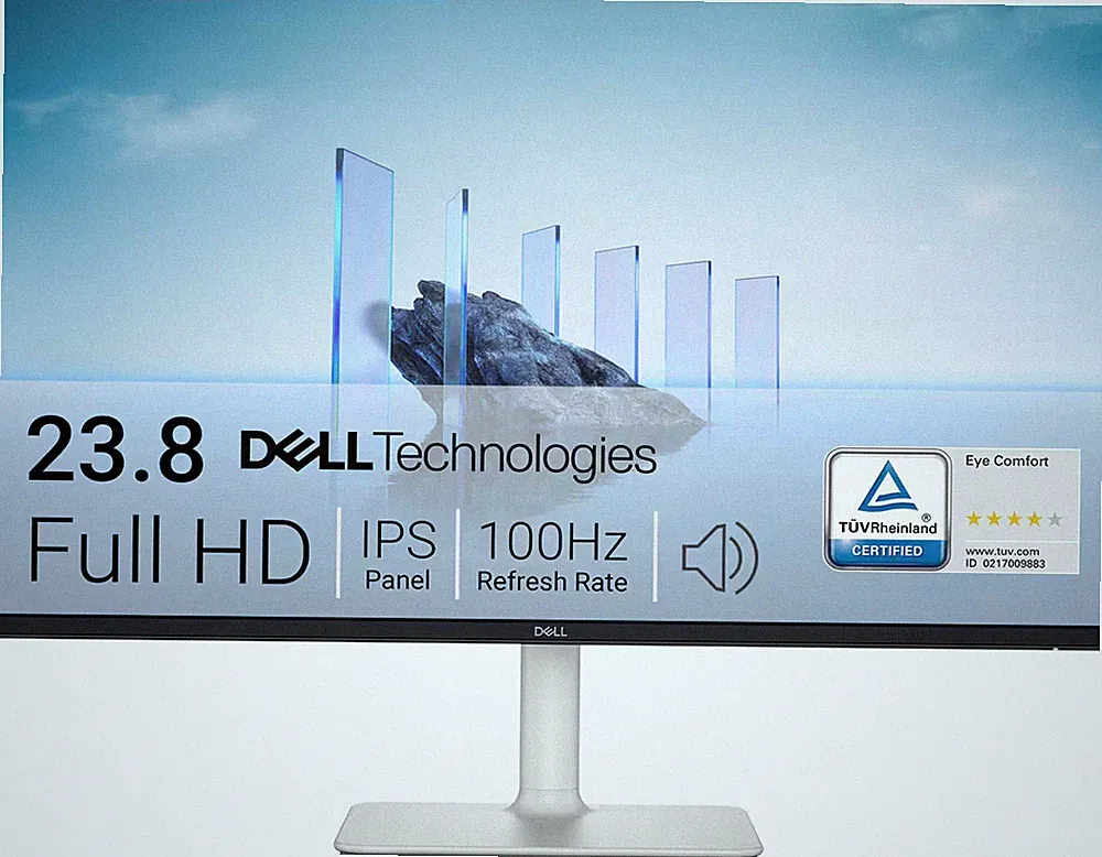 Dell - S2425H 24" IPS LED FHD 100Hz 8ms Monitor (HDMI) - Ash White