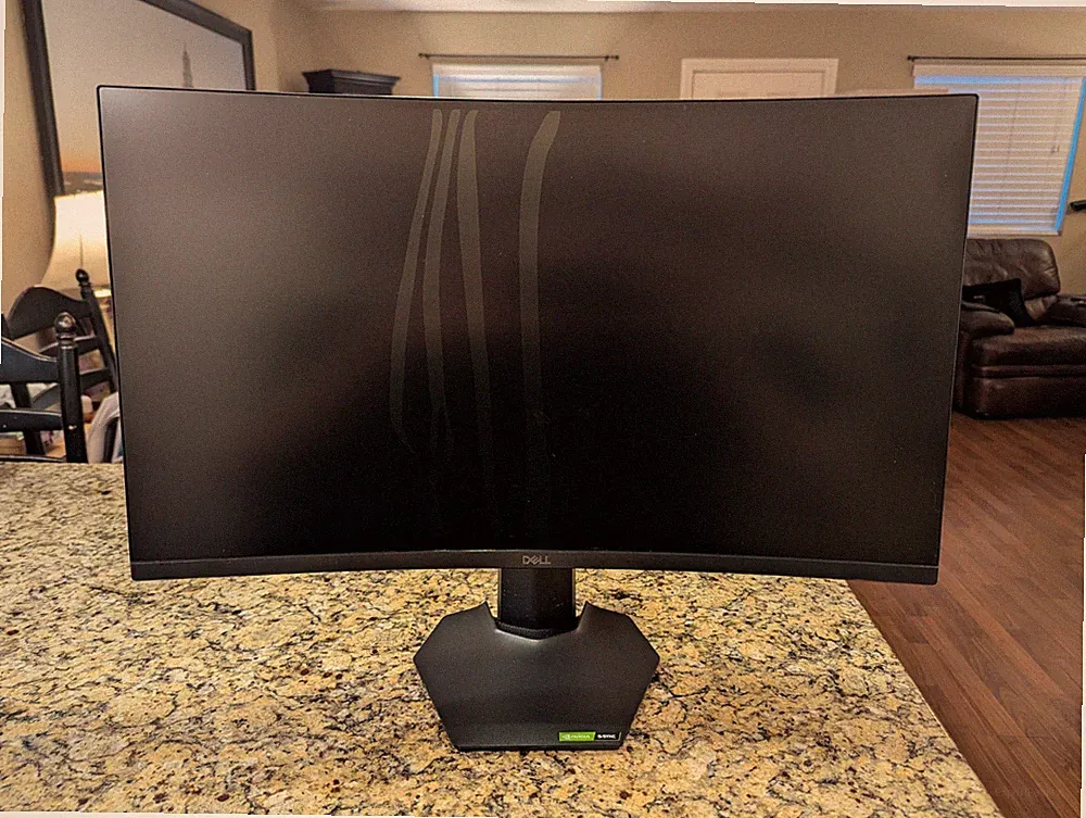 Dell S2721HGF 27" 144Hz Full HD LED Curved Gaming Monitor (For Parts)