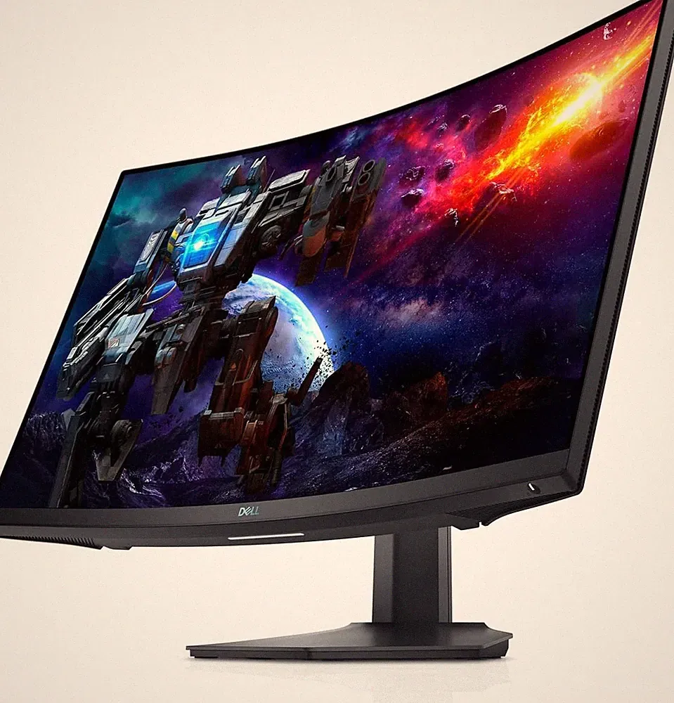 Dell S2722DGM Curved Gaming Monitor - 27-inch QHD (2560 x 1440) 1500R Curved Dis