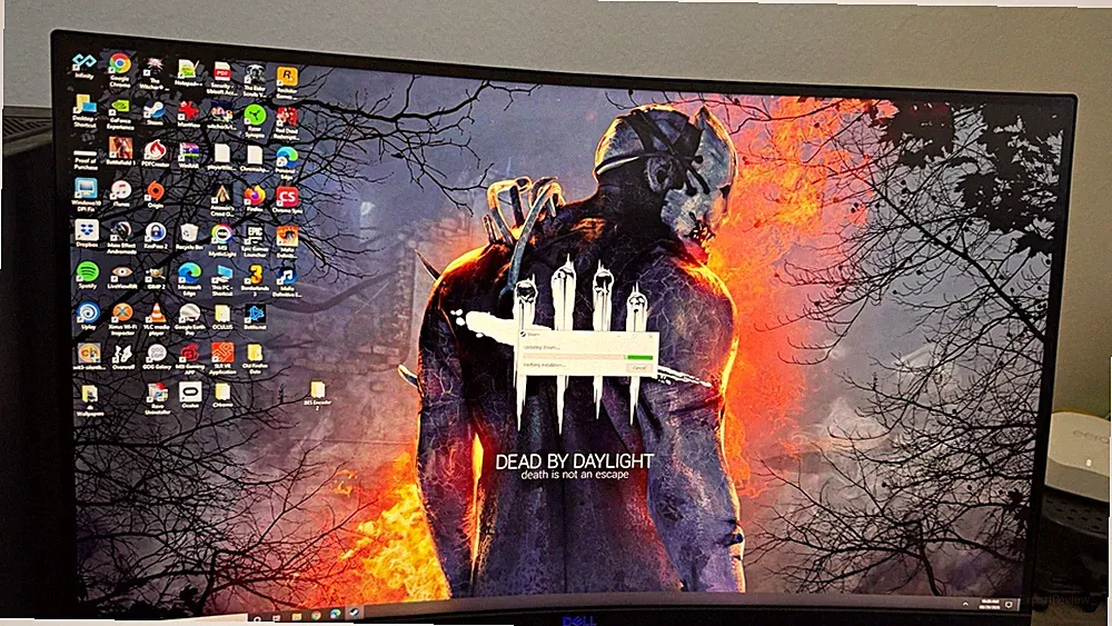 Dell S2722DGM Curved Gaming Monitor LED 1440p 165Hz Black