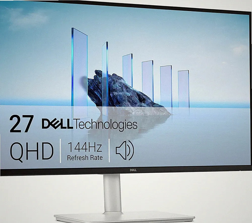 Dell S2725DSM 27" QHD 144Hz 1ms Gaming Monitor Dual 3W Speakers HDMI DisplayPort