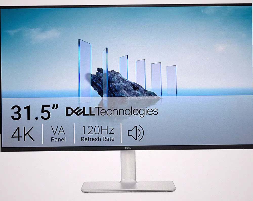 Dell - S3225QS 31.5" VA LED 4K UHD 120Hz 8ms FreeSync Premium Monitor with HD...