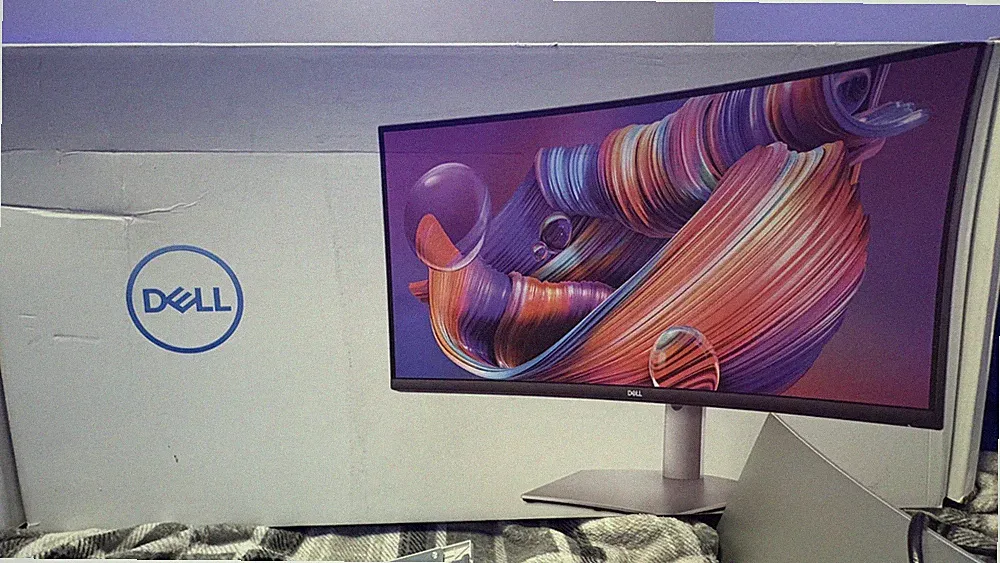 Dell S3422DW Curved Monitor - 34-inch WQHD (3440 x 1440) Display, 1800R Curved