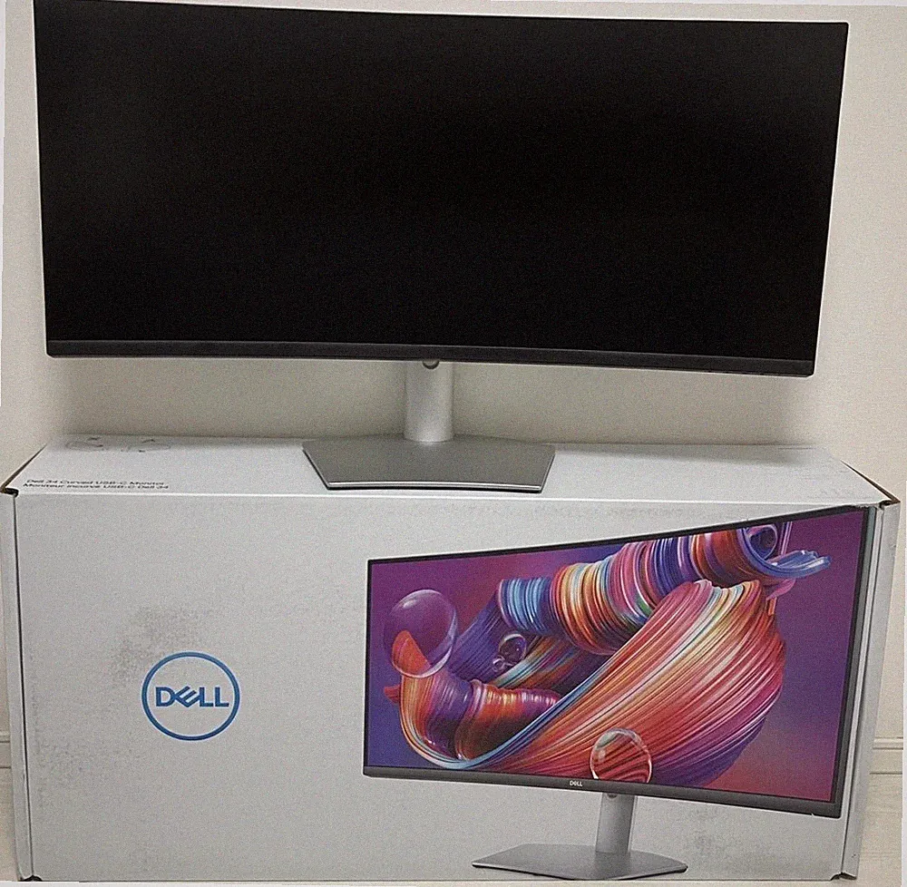 DELL S3423DWC 34 Inch Curved USB-C WQHD Monitor - Excellent Condition