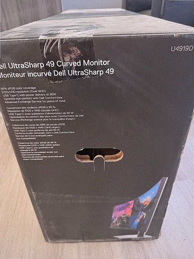 Dell UltraSharpU4919DW 49" Curved Ultrawide Monitor 5120x1440 USB-C – NEW IN BOX