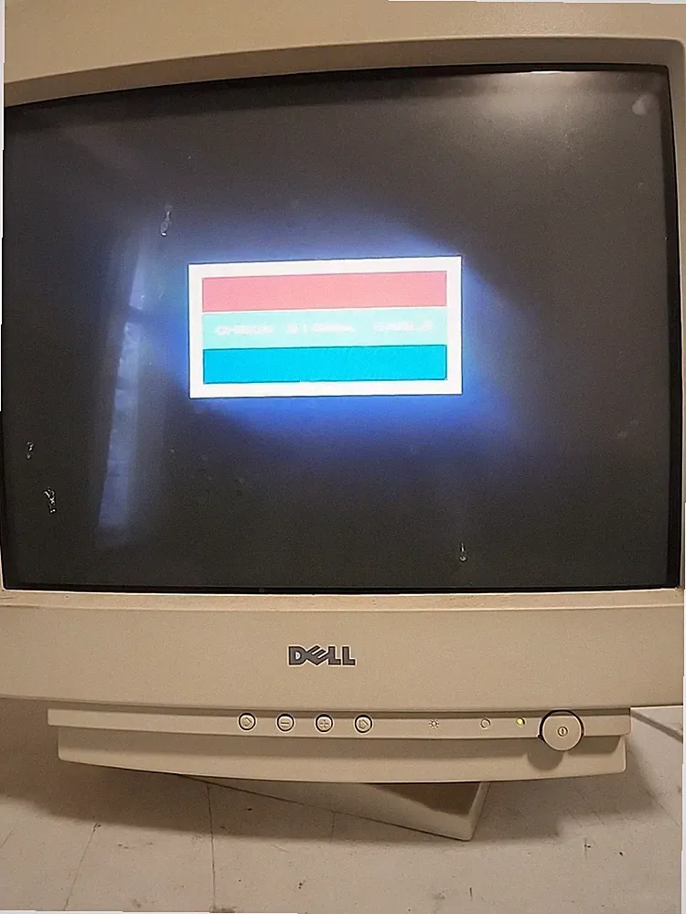 Dell Vintage 16in CRT Monitor D1028L Retro Gaming Monitor D 1028L