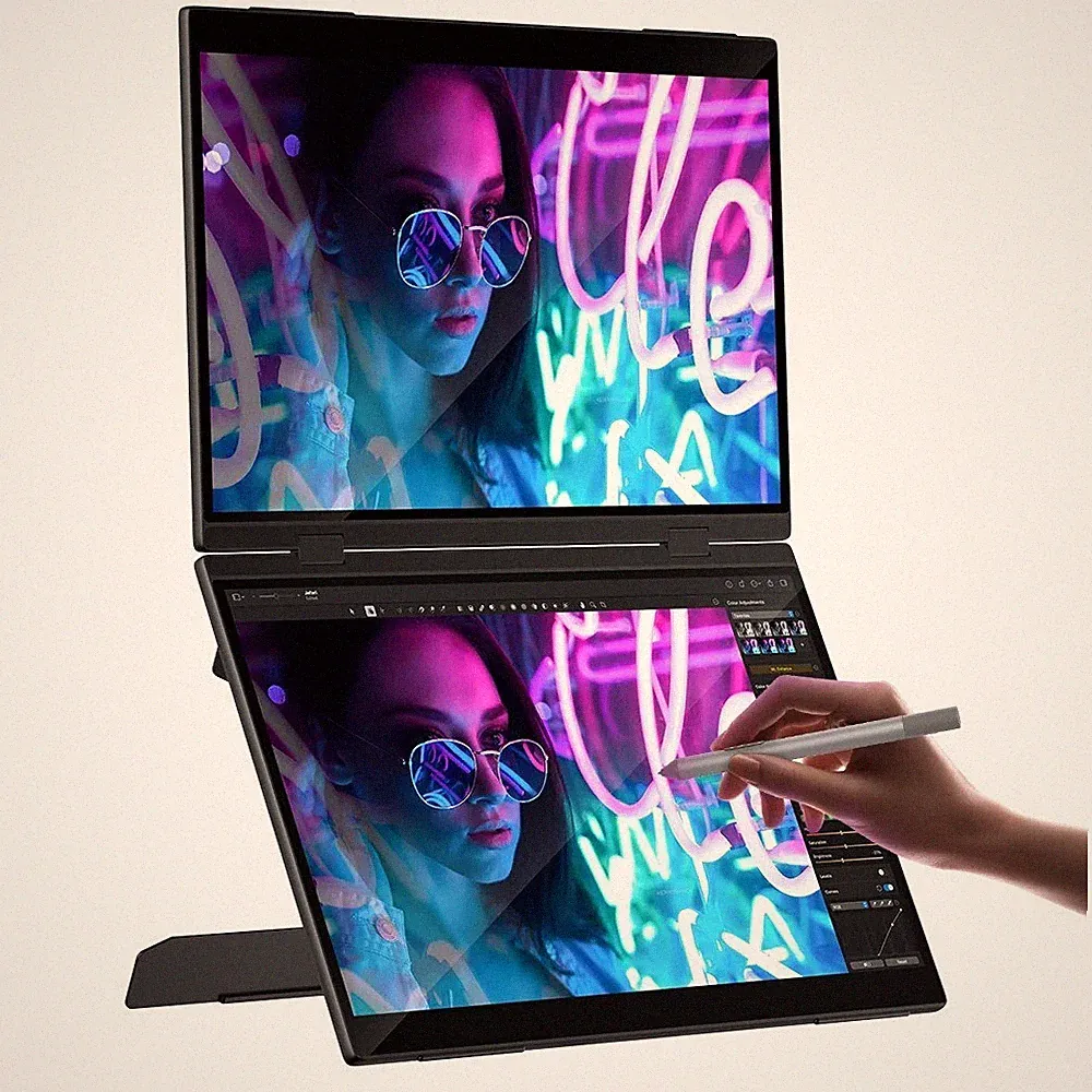 Delta Pro Touch 2K Portable Monitor, UPERFECT 16.0" QHD 100% sRGB with Touch Pen