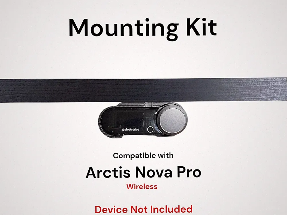 Desk Mount Kit for SteelSeries Arctis Nova Pro Wireless Hub - Mounting Bracket