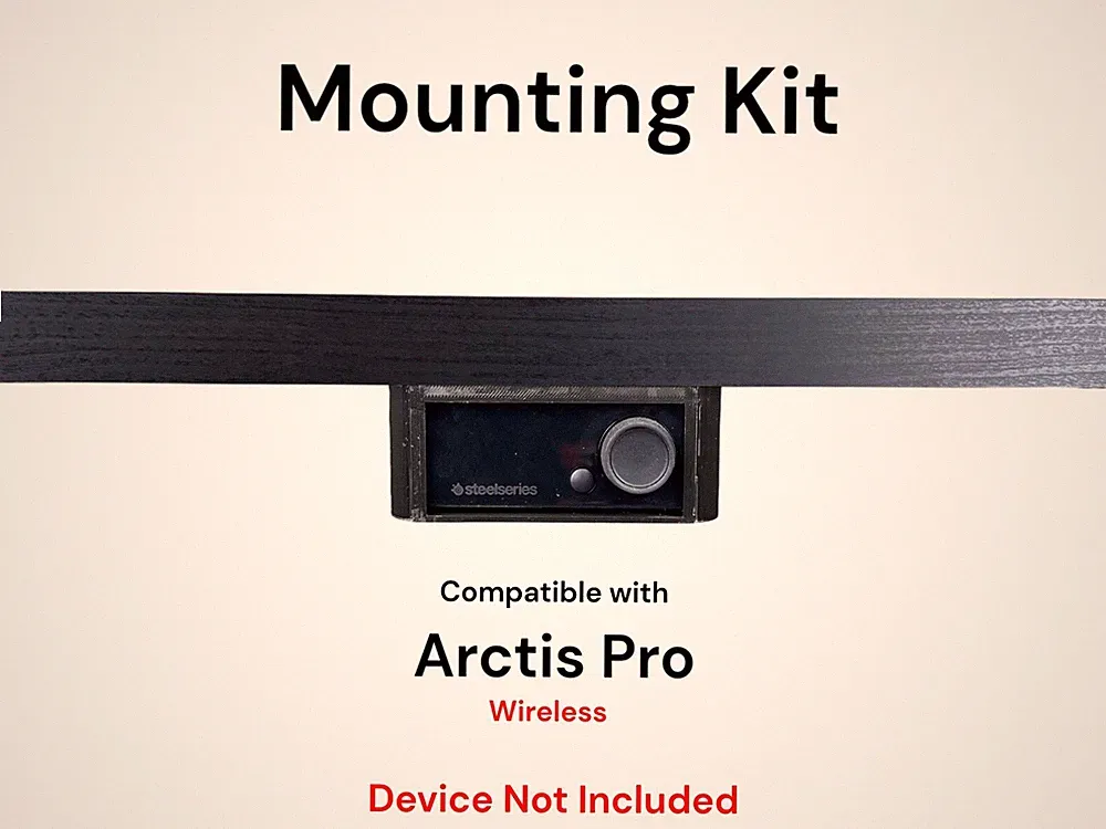 Desk Mount Kit for SteelSeries Arctis Pro Wireless Hub - Mounting Bracket
