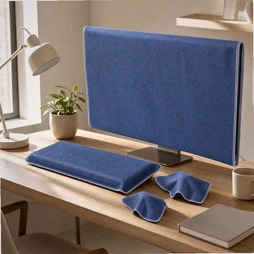 Desktop PC Dust Protector, Mouse, Monitor, Keyboard, for Gaming Setup