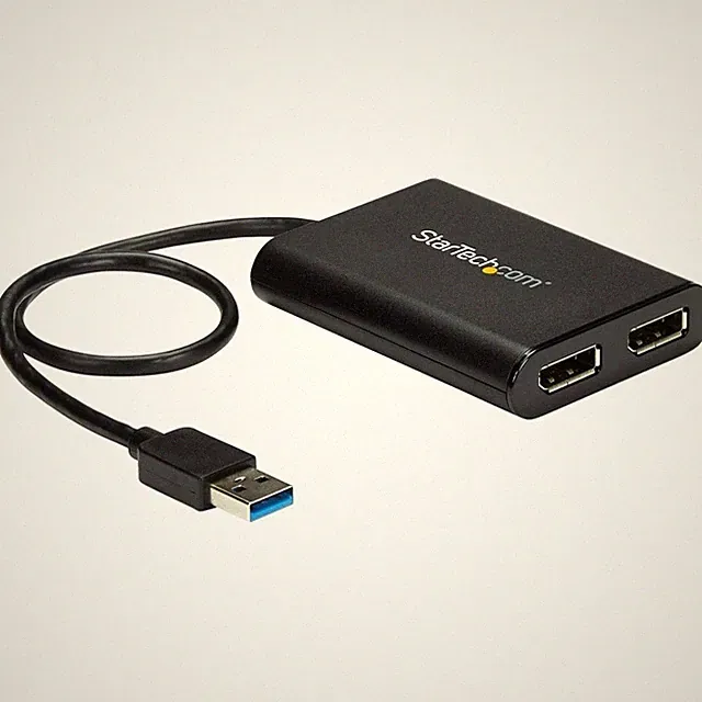 DisplayLink Certified Video Converter USB Dual DP