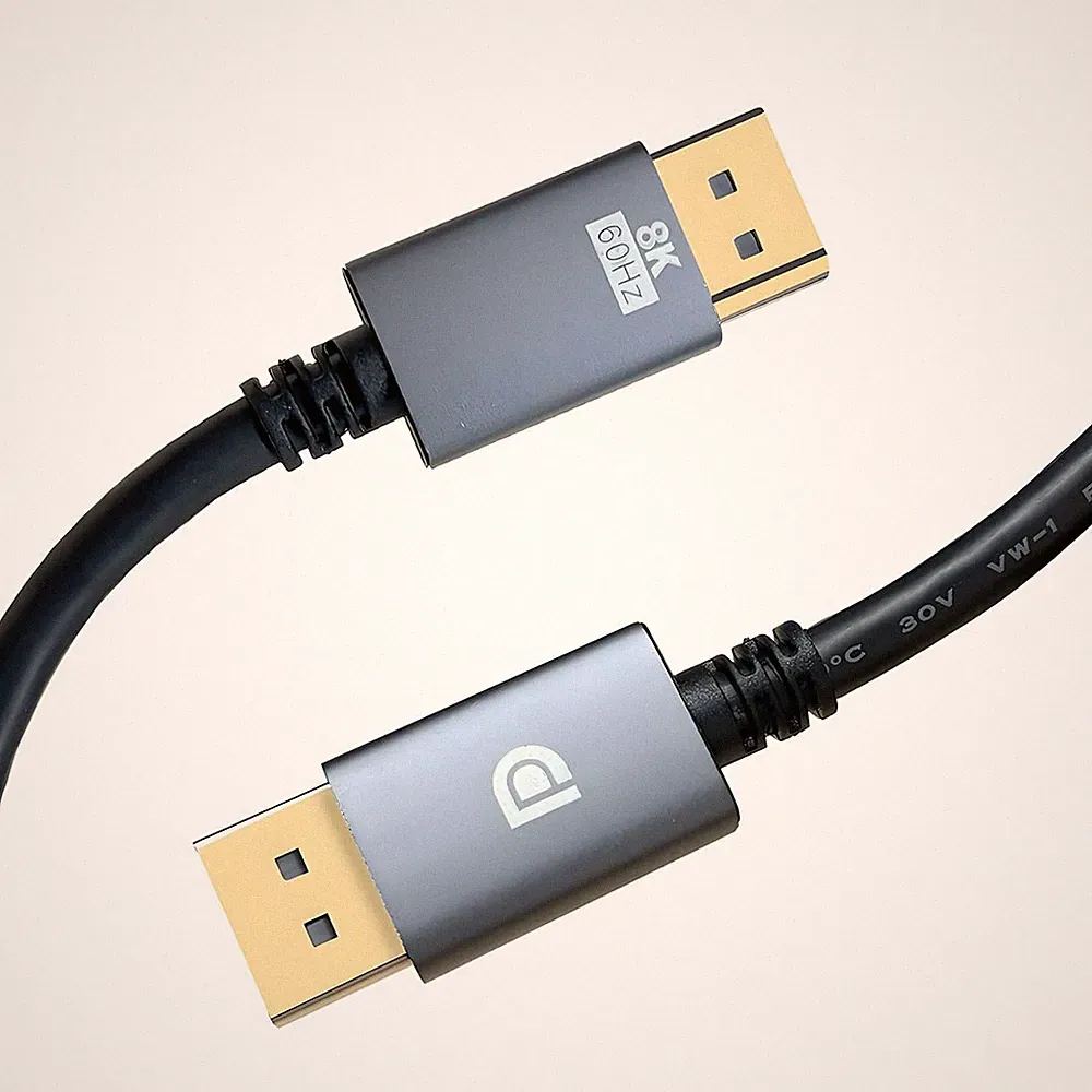 DisplayPort 1.4 Cable 6.6ft 8K@60Hz 4K@240Hz Braided DP Cord Gaming Monitor