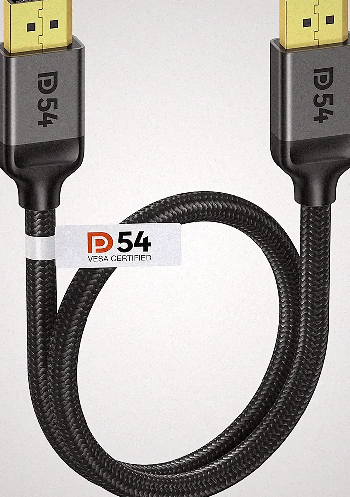 DisplayPort 2.1 Cable 16K HDR 8K 4K 165Hz 144Hz Compatible with Gaming Monitors