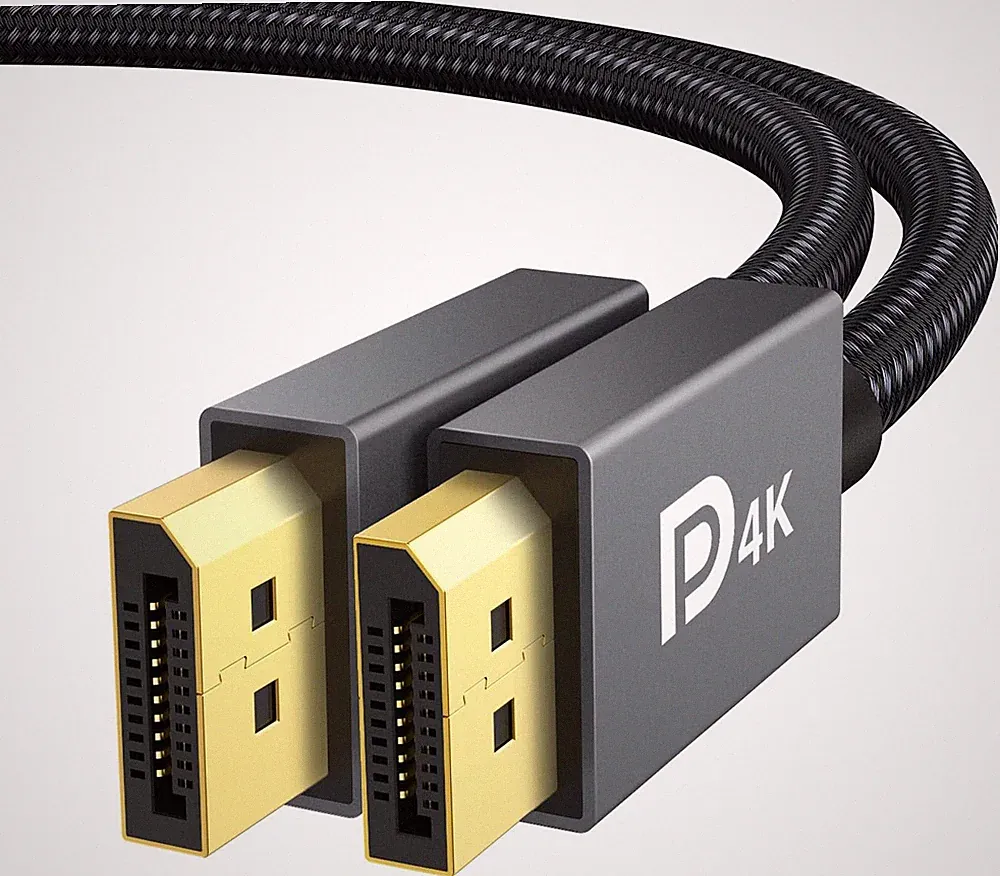 Displayport Cable 6FT/2 Pack, Nylon DP to DP Cord for Gaming Monitor | High Spee