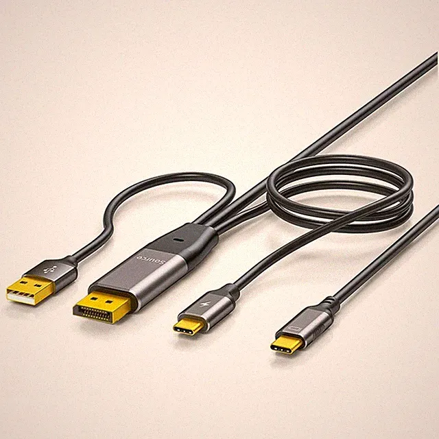 Displayport/HDMI to USB C Cable 4k@60hz with USB Power Support Touch Display