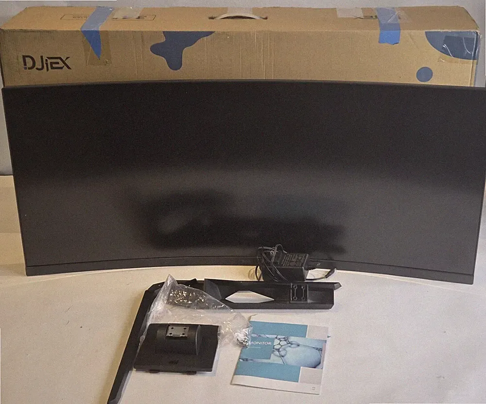 DJIEX Q34DB45-1 ULTRAWIDE 34" CURVED 165HZ WQHD 3440 X 1440 1500R GAMING MONITOR