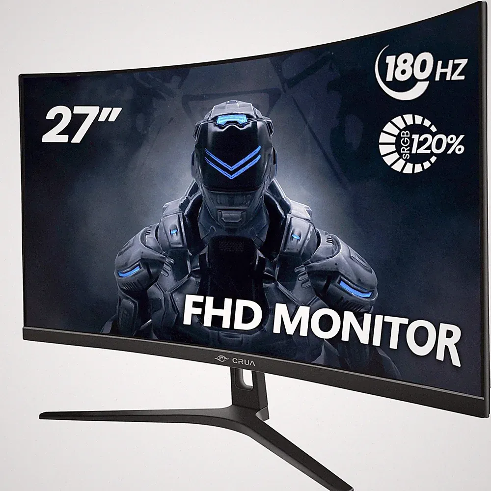 Dominate Games with 144Hz Curved Gaming Monitor 27 FHD