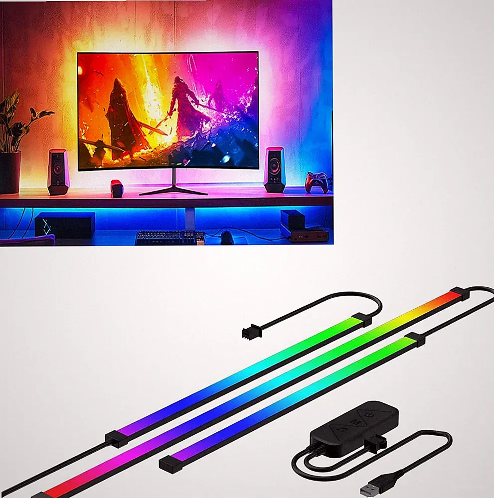 DS Gaming Monitor Light, Backlight with Screen Color Sync Effect for 27-34Inch C
