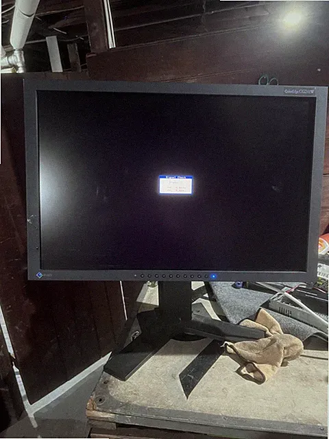 EIZO ColorEdge CG241W monitor.