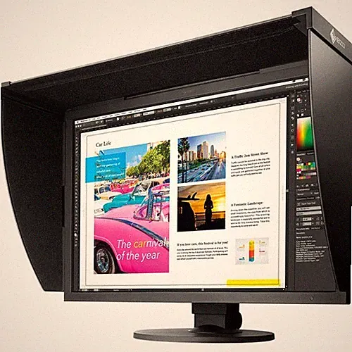 EIZO ColorEdge CG319X 31.1" 4K LCD Monitor Hood USB Hub Speakers HDMI DP