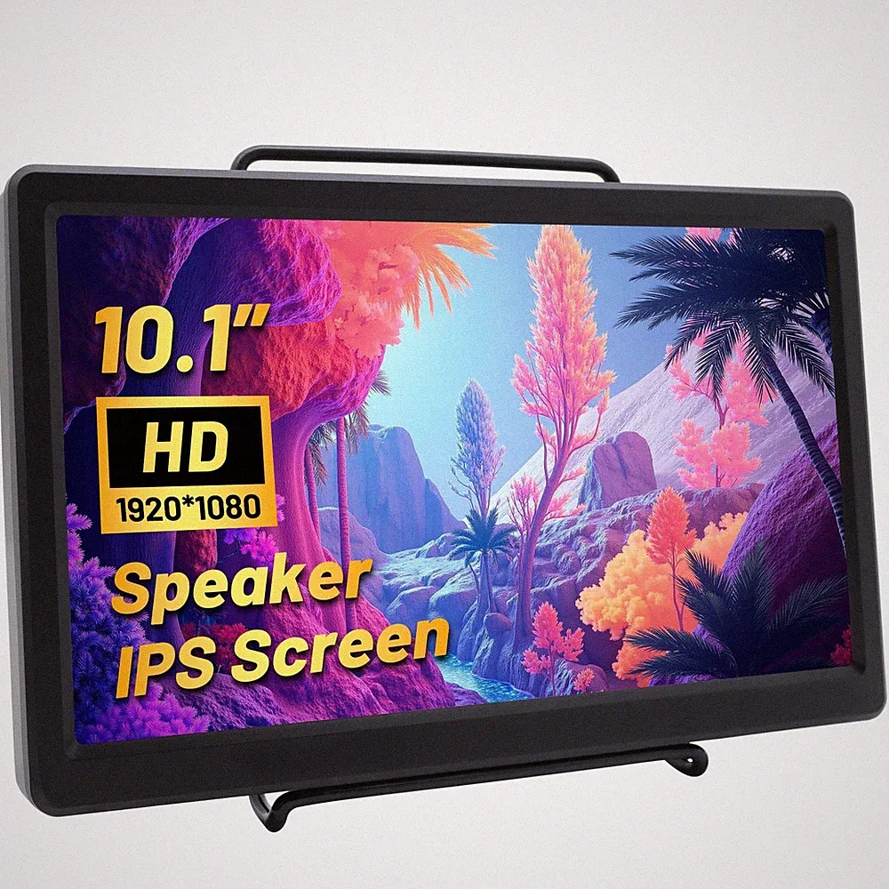 ELECROW 10.1 Inch Portable Monitor - IPS Capacitive Monitor with HD VGA Port，...