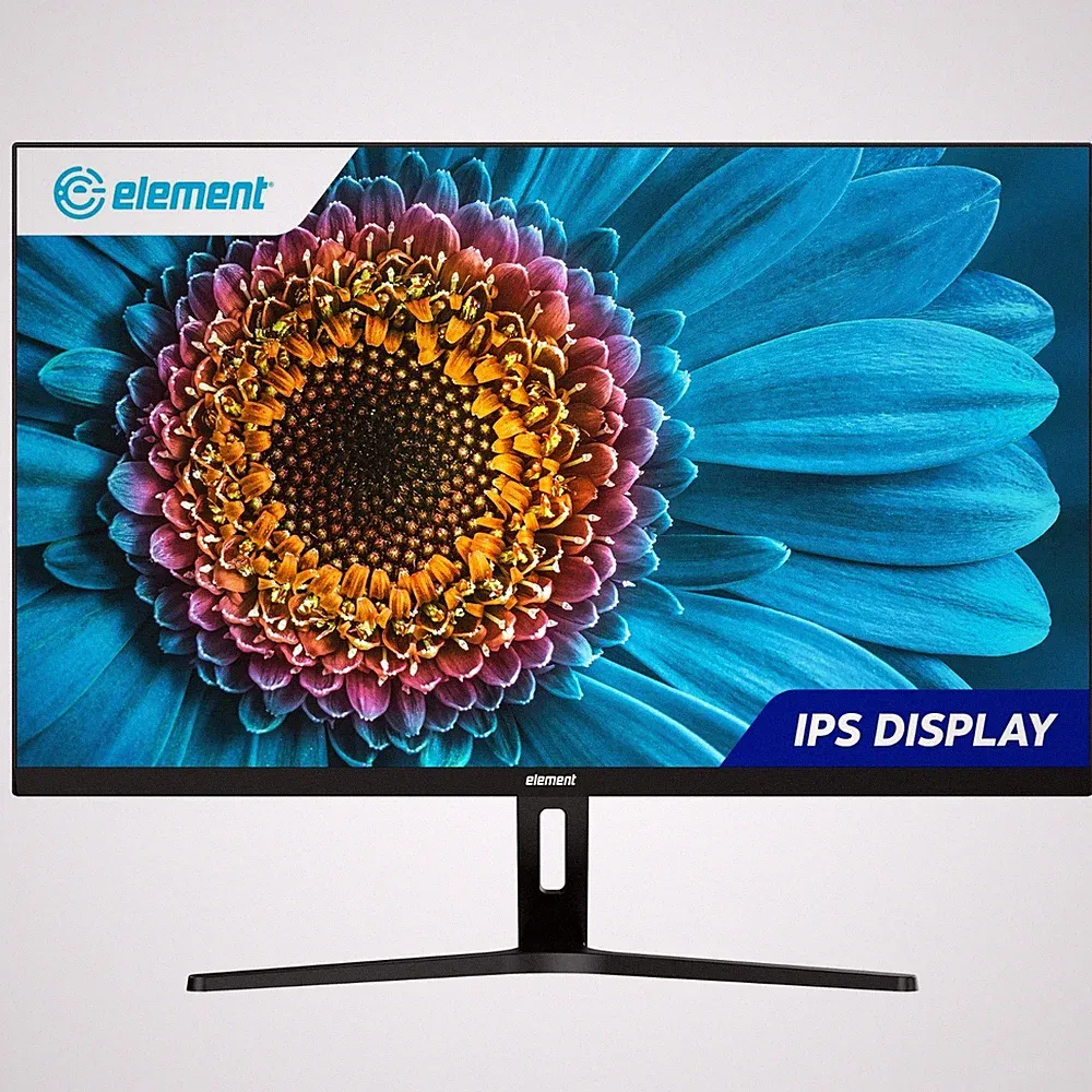 Element EM2FPAB24B 24" 1080p FHD IPS LED 75Hz Frameless HDMI VGA Monitor