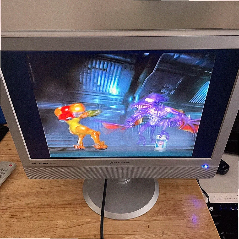 Element FLX-1910 19” LCD HDTV HDMI Composite VGA Retro Gaming Monitor w/ Remote