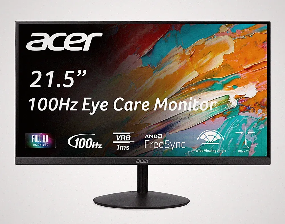 Enjoy Smooth Gaming - Acer SB222Q 21.5 1920x1080 Monitor 100Hz