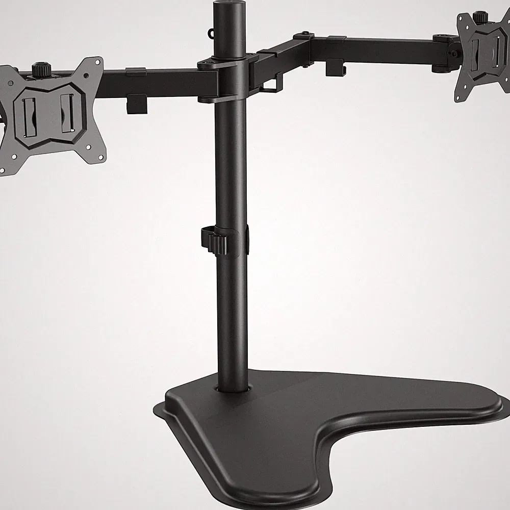 ErGear Freestanding Dual Monitor Stand for 2 Screens up to 32 inch, Heavy Dut...