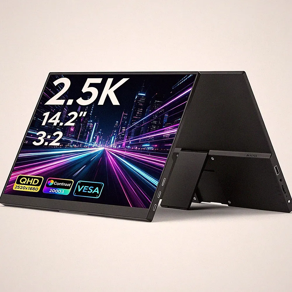 Eviciv 2.5K Portable Monitor 14.2 Inch 2520 x 1680 USB-C HDMI Second Display