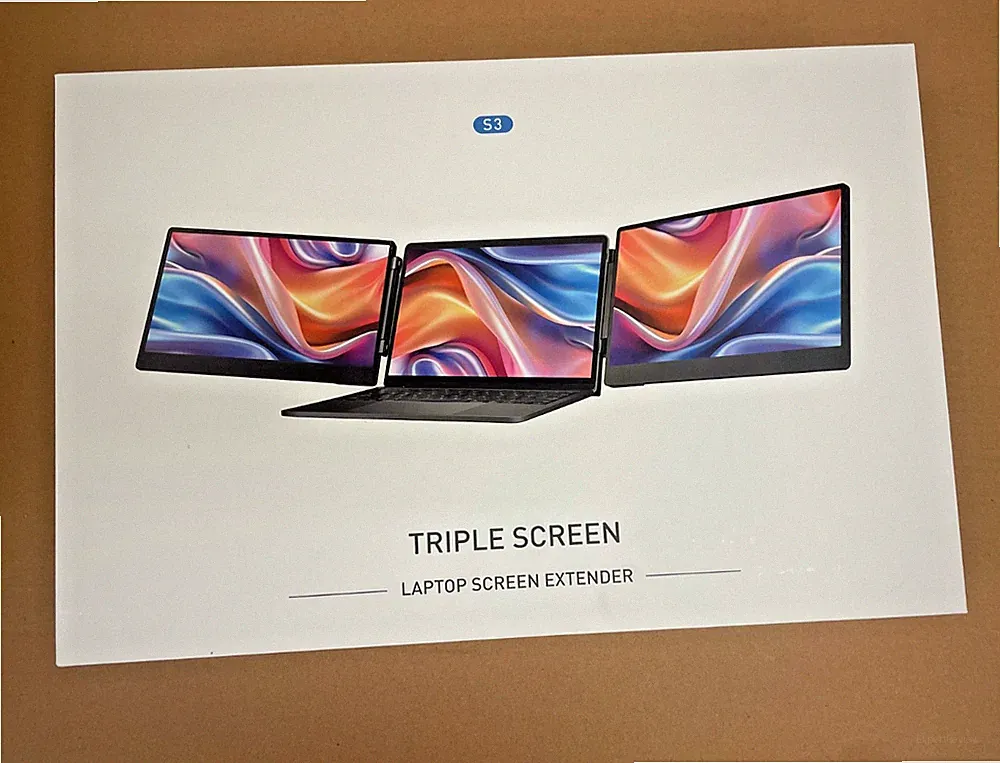 Extender SCREEN FHD1080P Triple Laptop Monitor Extender 14" FOR 13"-16"LAPTOP