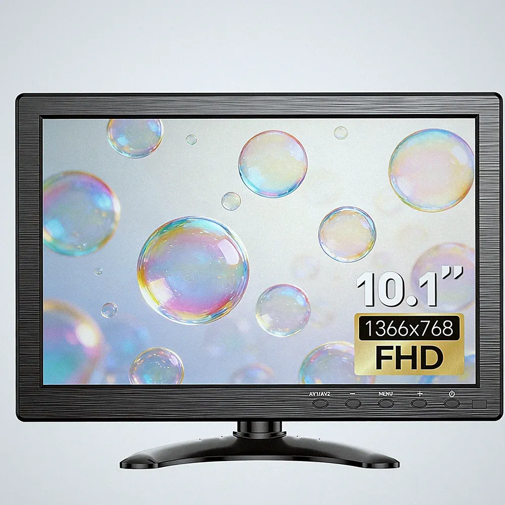 Eyoyo 1366x768 10 inch Computer Monitor HDMI VGA AV USB BNC for Security Monitor