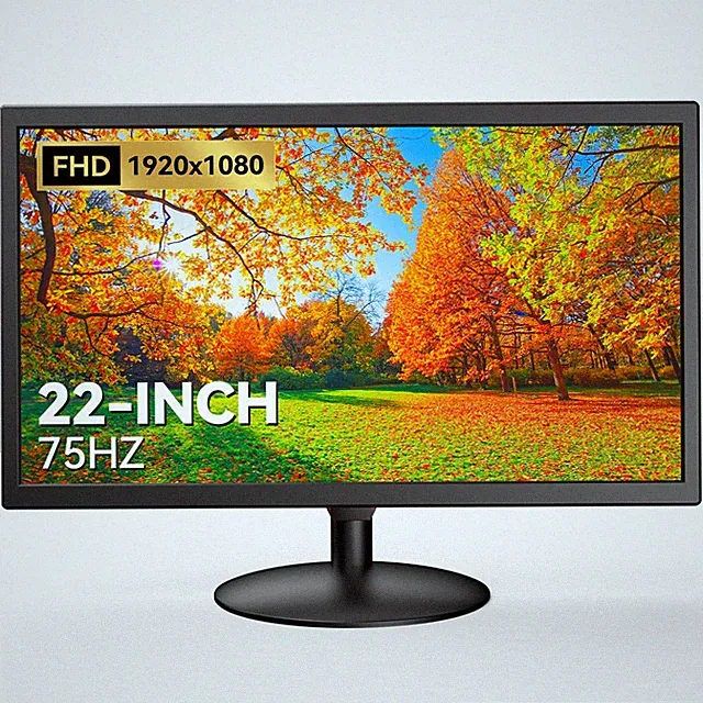 Eyoyo 22" Security Monitor 24/7 Surveillance Monitor CCTV Screen HDMI VGA BNC