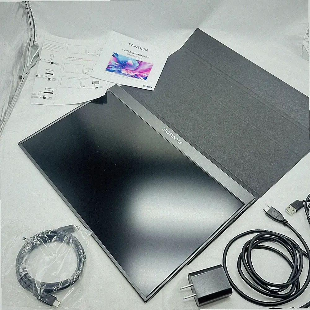FANGOR Portable Monitor, 15.6" 1080P Ultra-Slim HDR IPS Computer Gaming Display