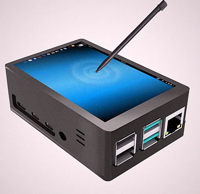 for Raspberry Pi 4 Touch Screen with Case, 3.5 inch Touchscreen with Fan, 320...