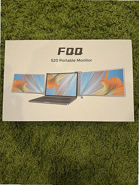 FQQ 15.4" Triple Portable Monitor- 1080P FHD IPS Laptop ScreenExtender- S20