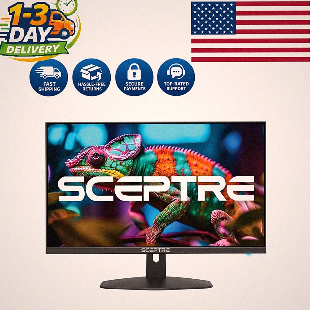 Frameless 27-Inch LED Monitor 100Hz - 1ms Response, Eye Care & Built-In Audio