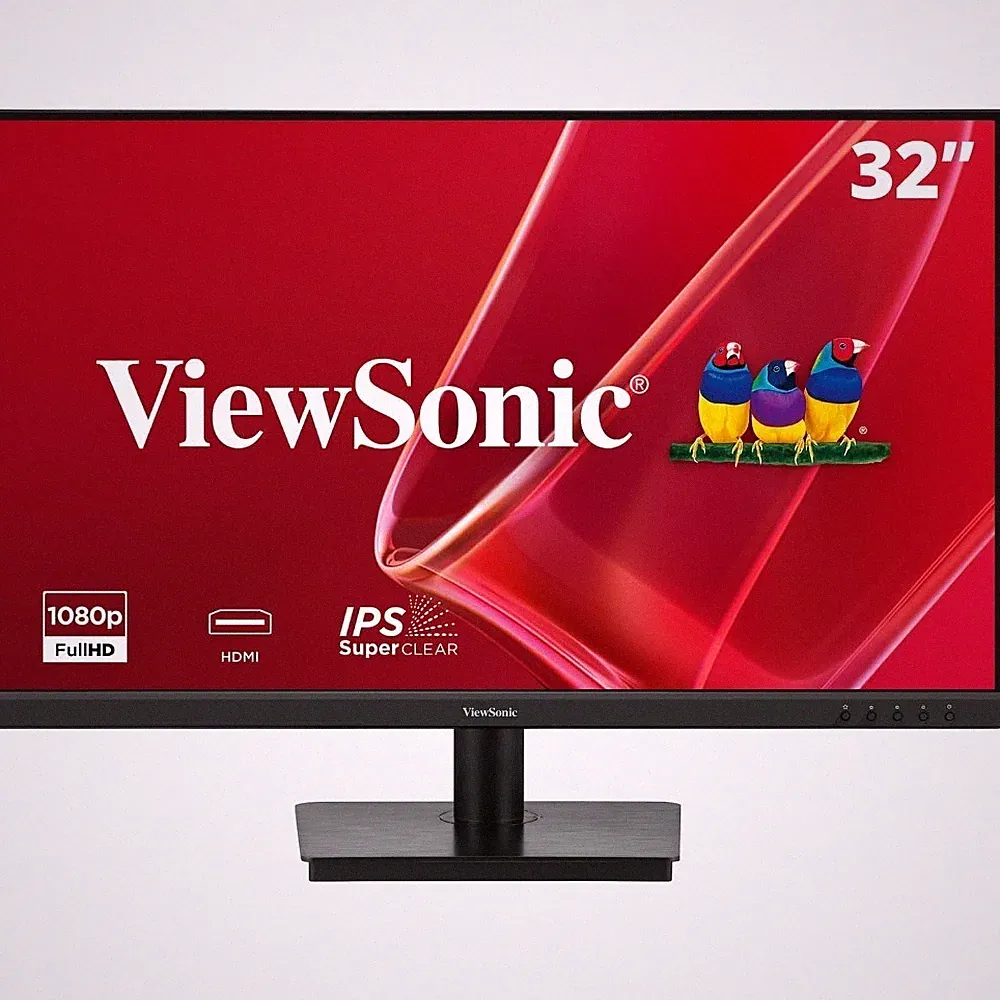 Frameless 32 Inch FHD 1080p IPS Computer Monitor, 75Hz, Built-in Speakers